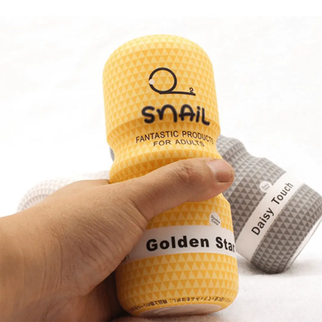 Snail Cup Golden Star Realistic Oral Stroker Male Sleeve Masturbator Cup