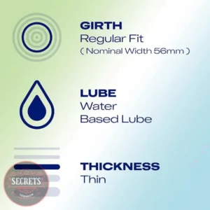 Girth, Lube & Thickness of Durex Natural Condoms