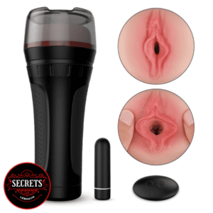 vibrating silicone mens masturbator