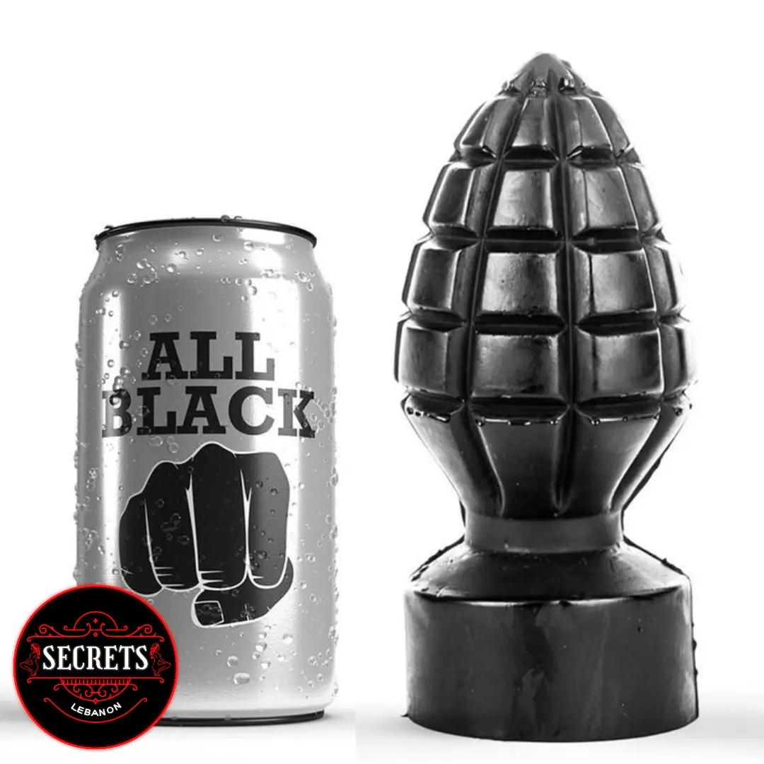 Ribbed Grenade Butt Plug