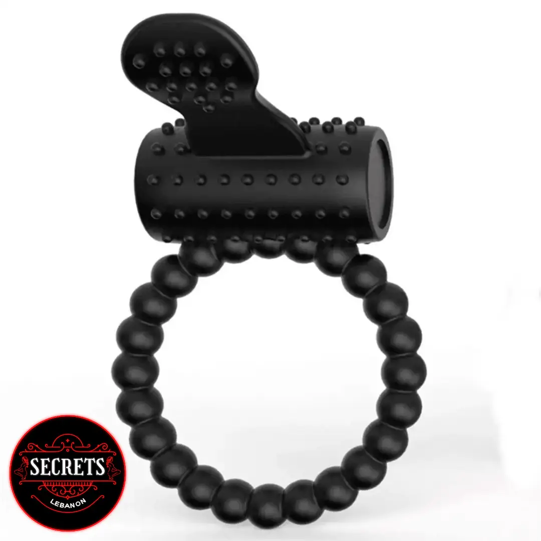 Beaded Vibrating Cock Ring Lebanon