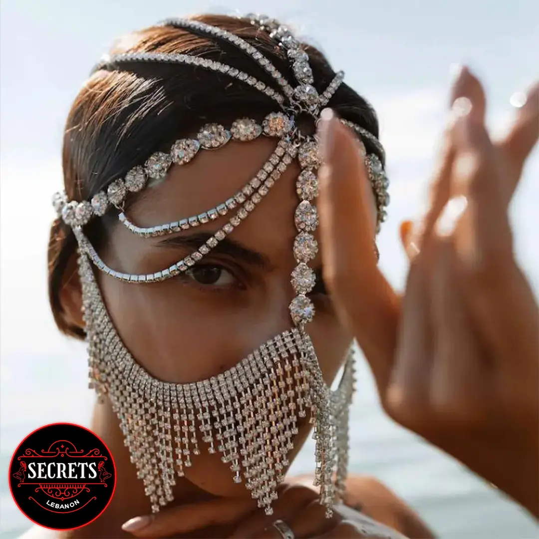 Rhinestone Masquerade Mask Lebanon