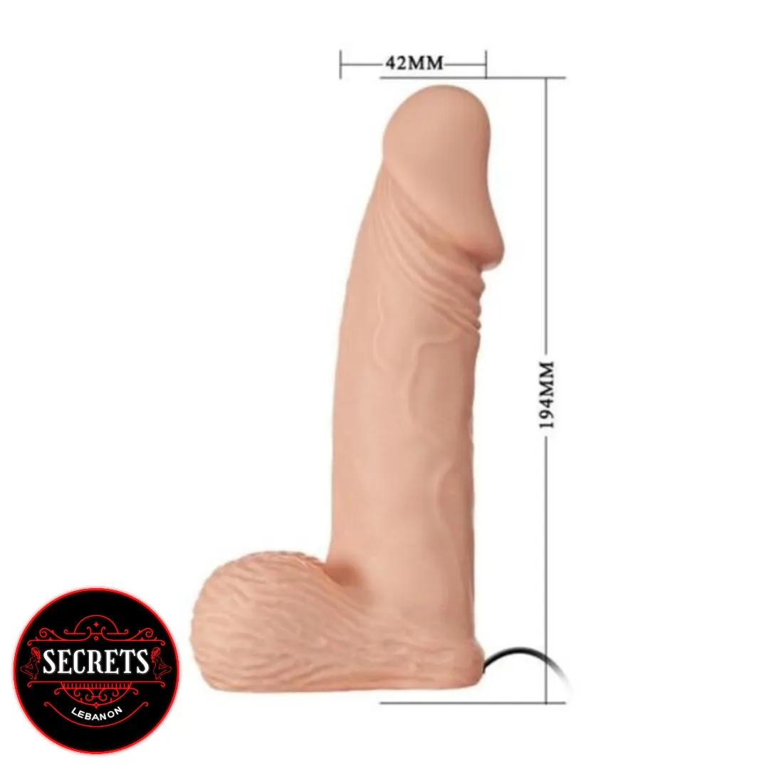 Baile 19cm Vibrating Strapon Dildo