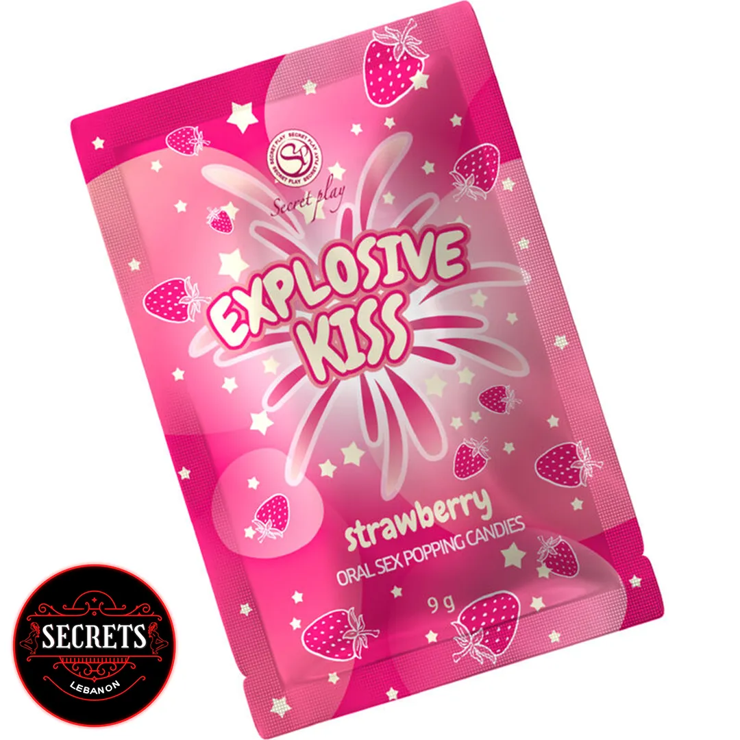 Explosive Kiss Oral Sex Candy Strawberry