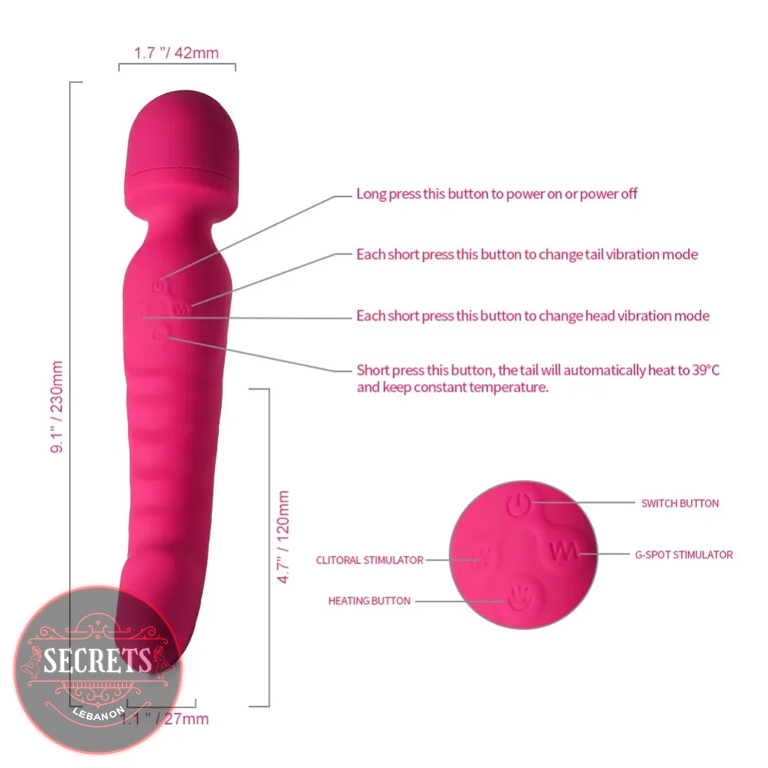 Flood Heating Wand Vibrator Dildo Lebanon