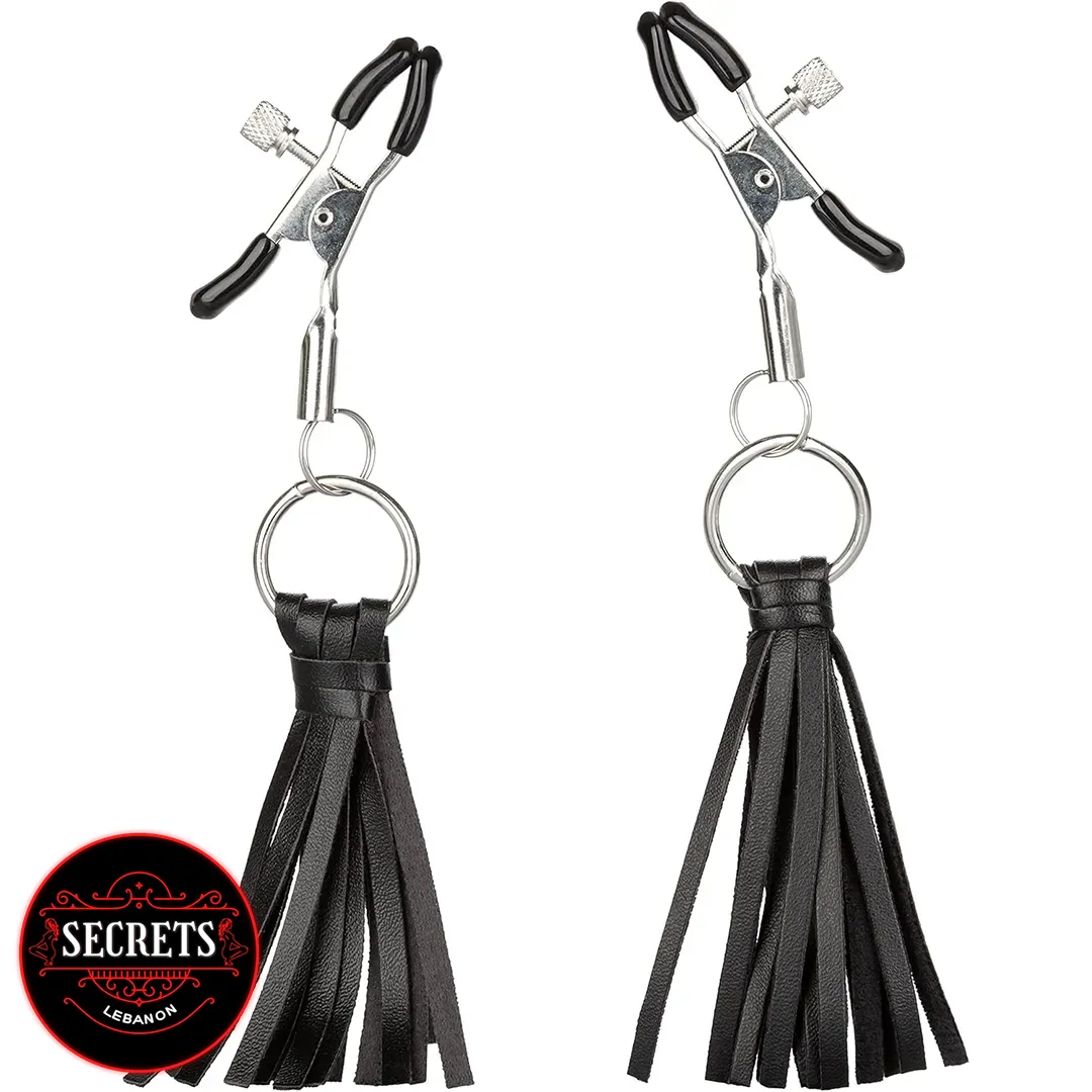 Leather Tassel Nipple Clips