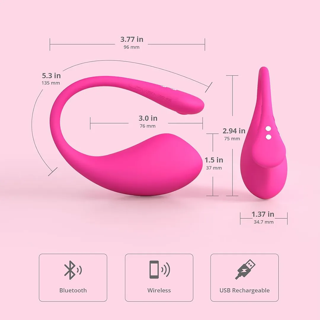 Lovense Lush 3 Vibrator Dimensions