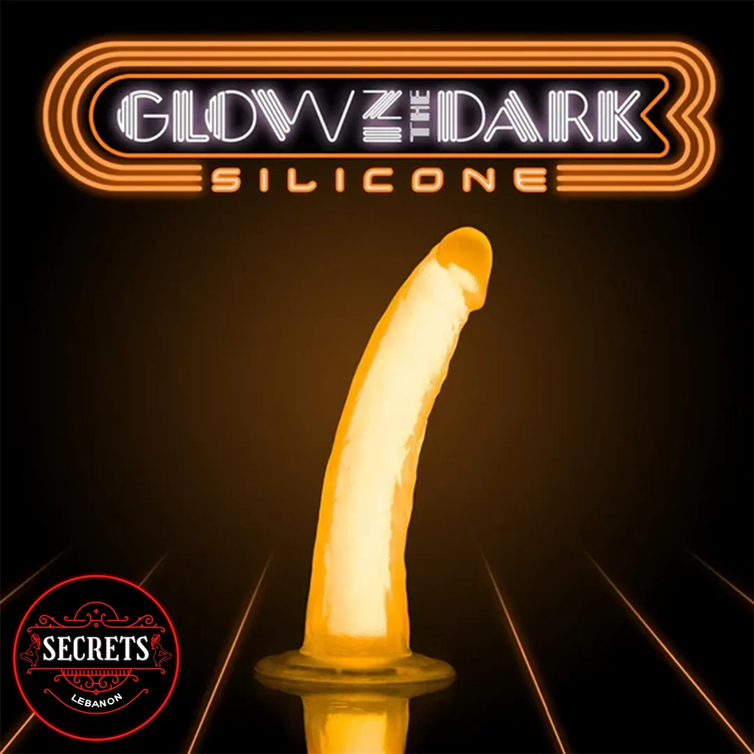 Neon orange glowing dildo lebanon
