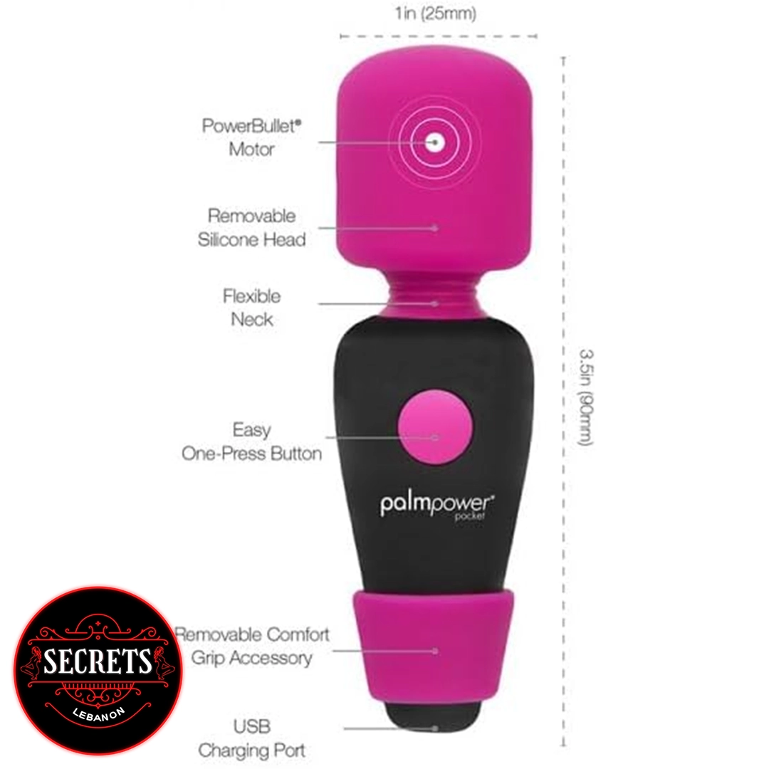 Palm Power Mini Wand Vibrator Beirut