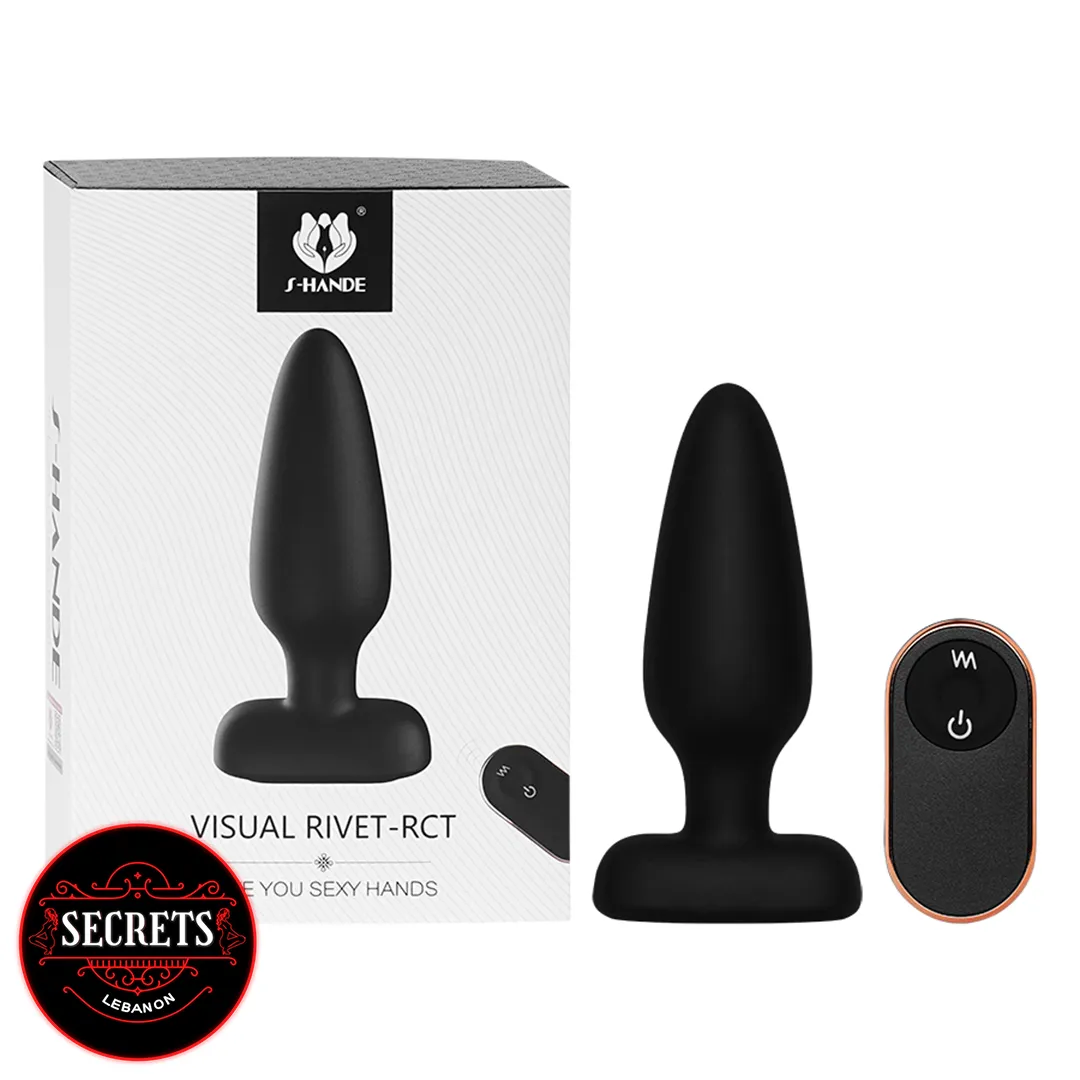 S-Hande Rivet RTC Vibrating Anal Plug Beirut