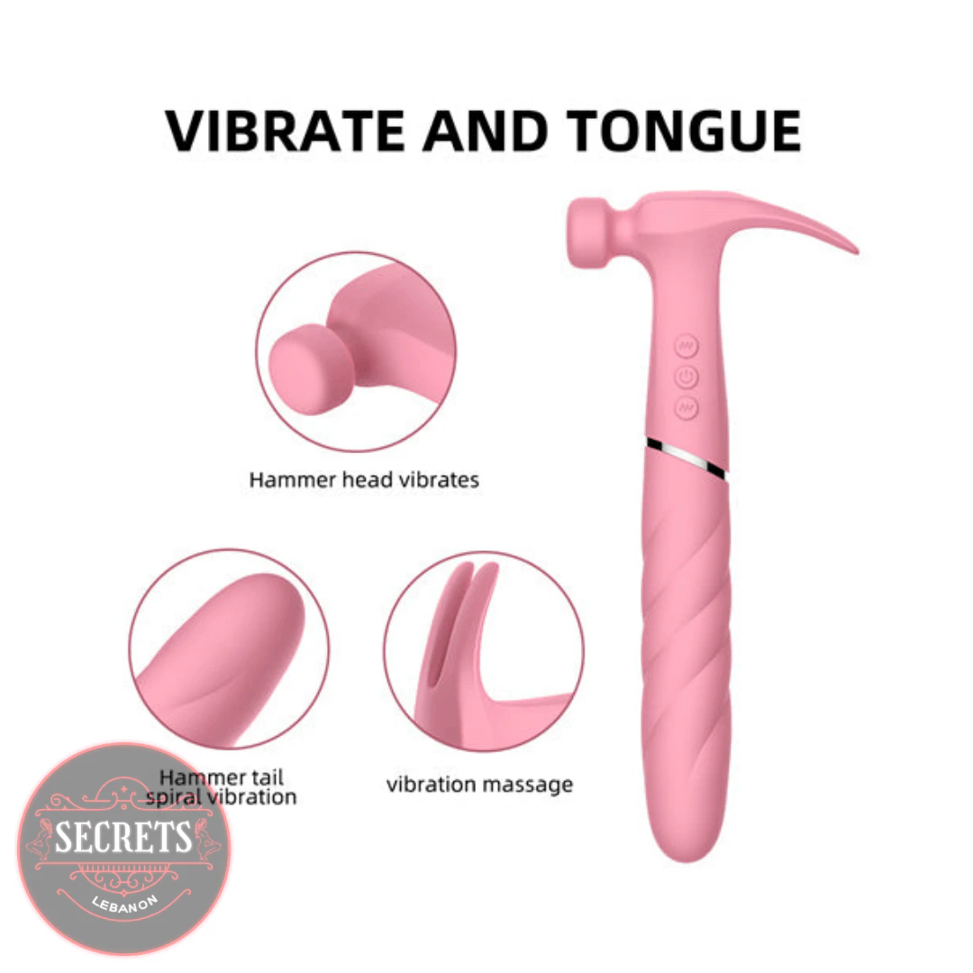 3 In 1 Hammer Tongue Vibrator
