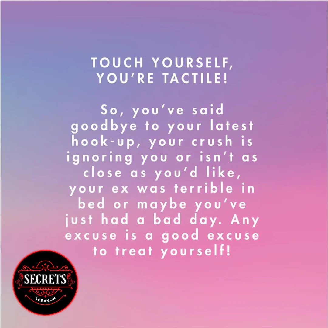 Clitoral Tingling Liquid Vibrator promotional graphic with pink purple gradient background