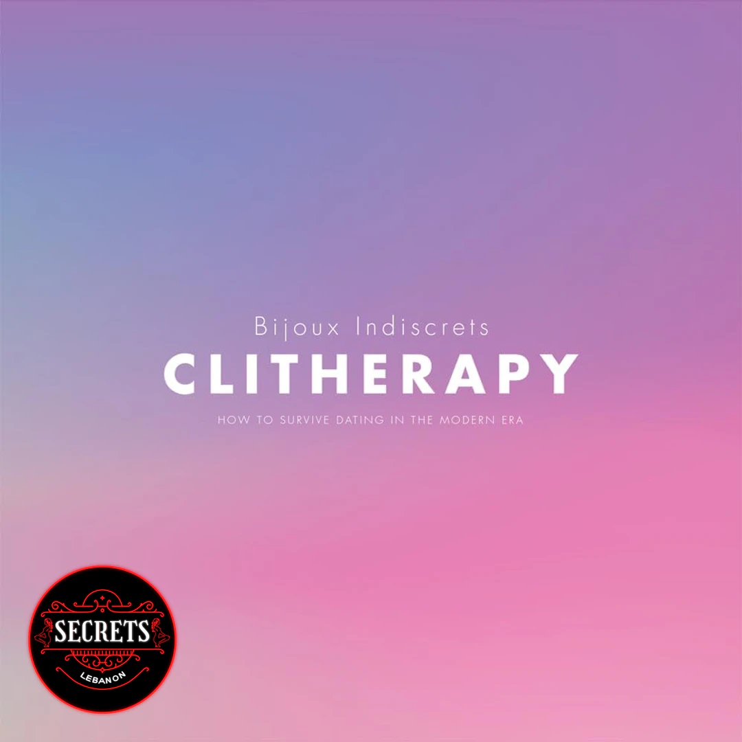 Clitoral Tingling Liquid Vibrator Clitherapy product branding on soft pink-purple gradient background