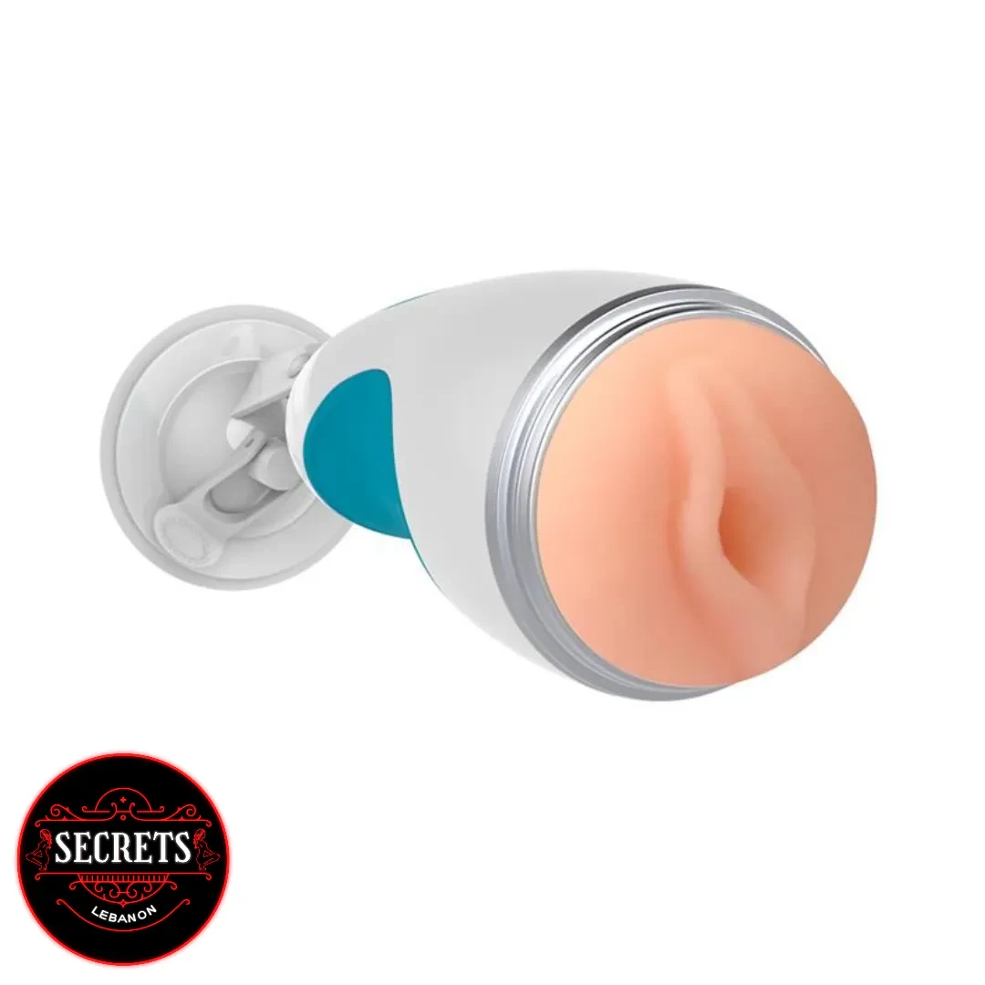 Onalis High Tech Moaning Masturbator with realistic flesh opening and white casing