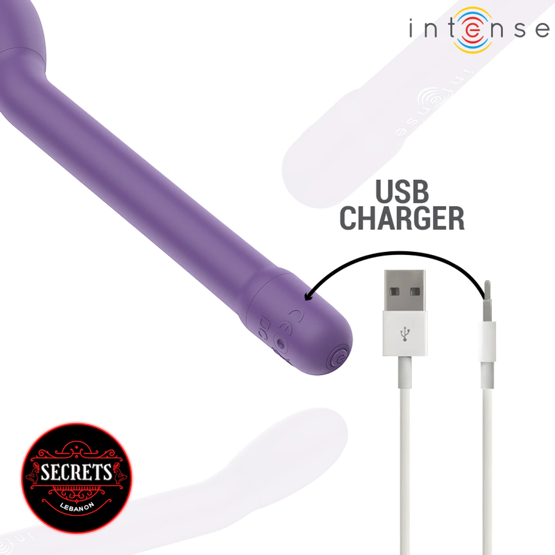 Karlie Curved Silicone G Spot Vibrator control buttons close-up detail shot