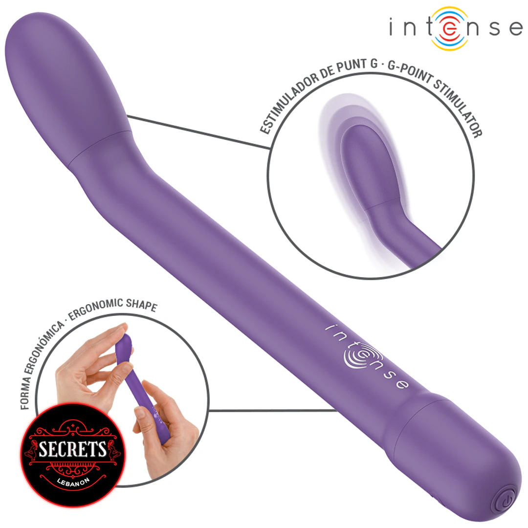 Lifestyle flat lay of Karlie Curved Silicone G Spot Vibrator on silk