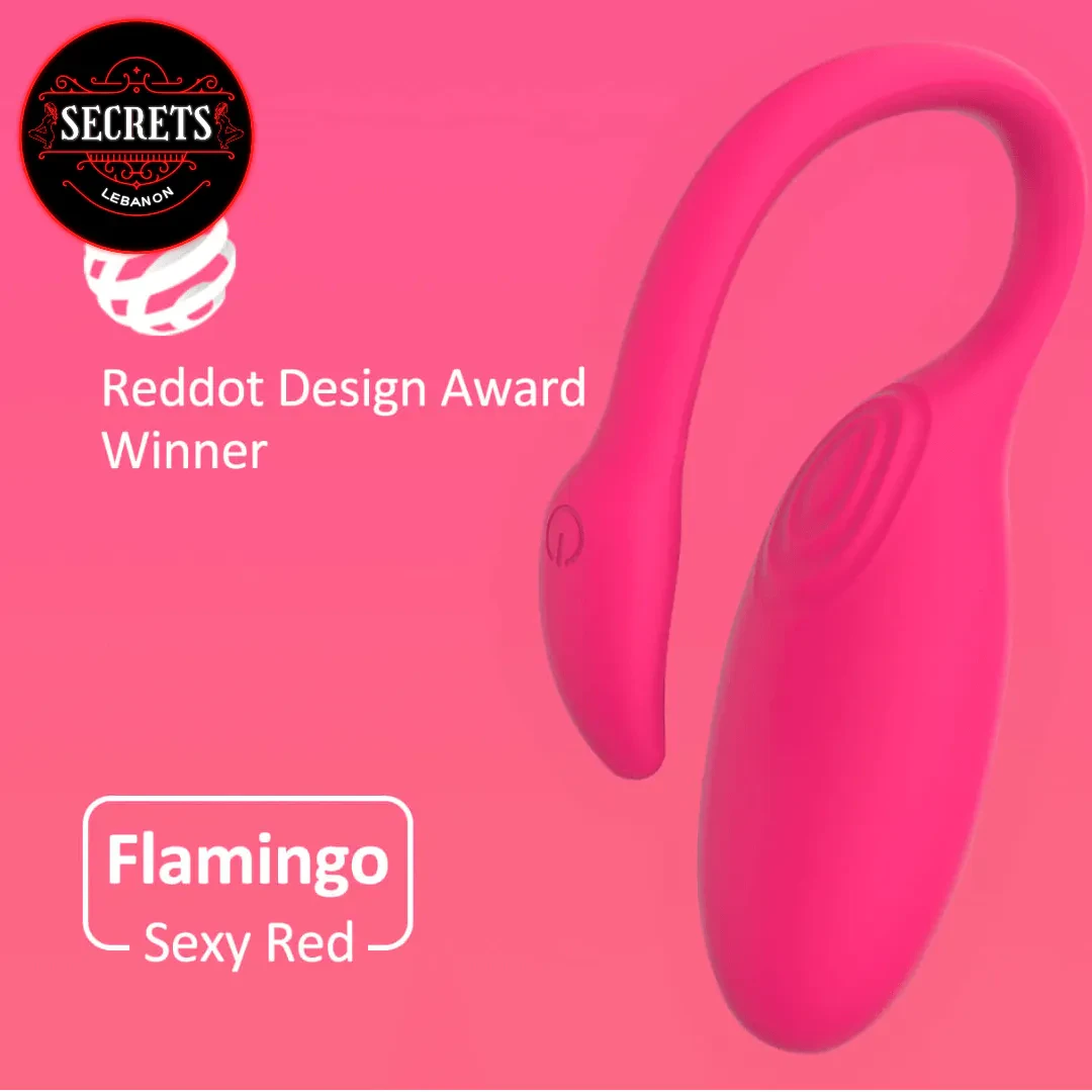 Magic Motion Flamingo 2.0 App Controlled Vibrator in hot pink silicone