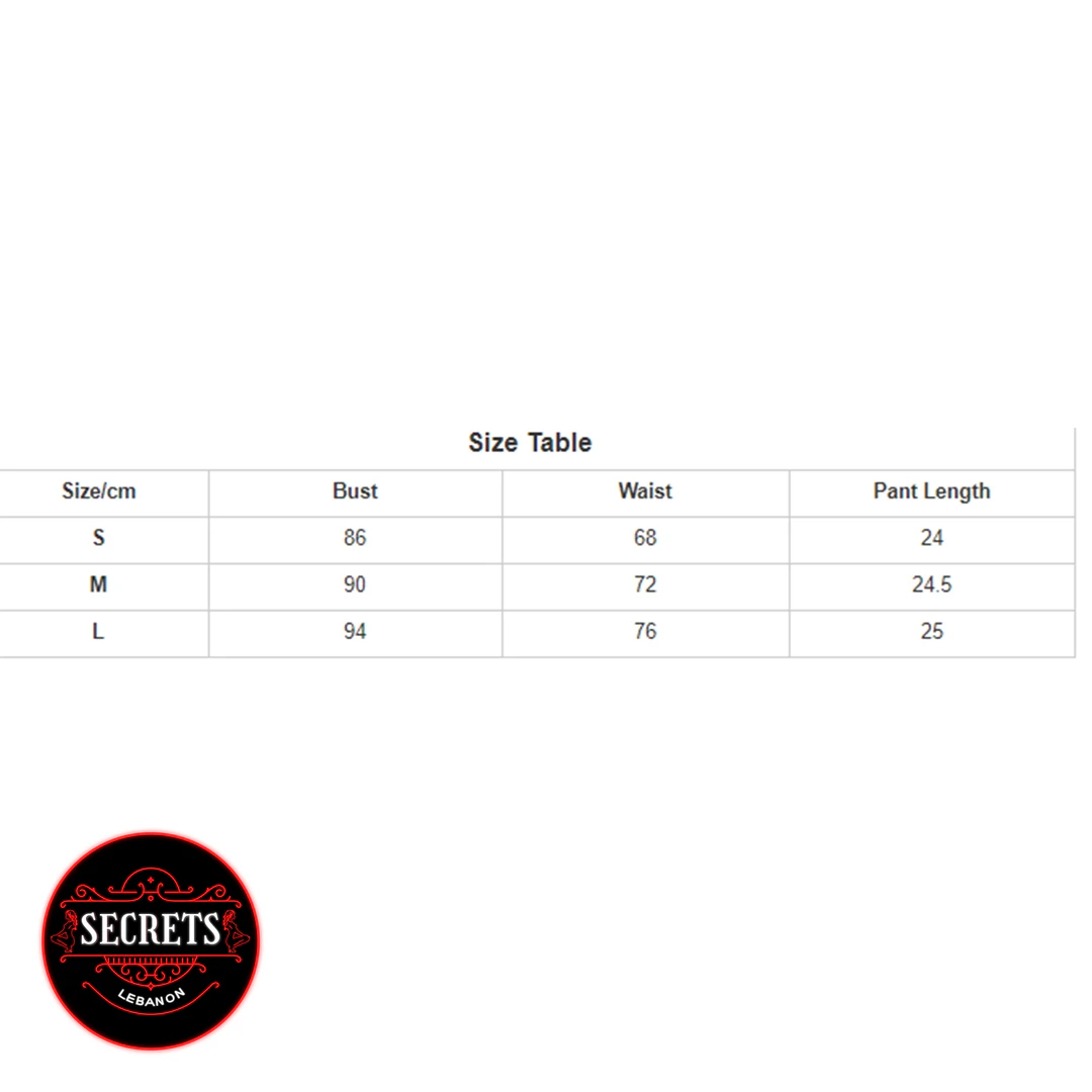 2 Piece Underwire Leopard Bikini Set size chart showing S M L measurements in cm