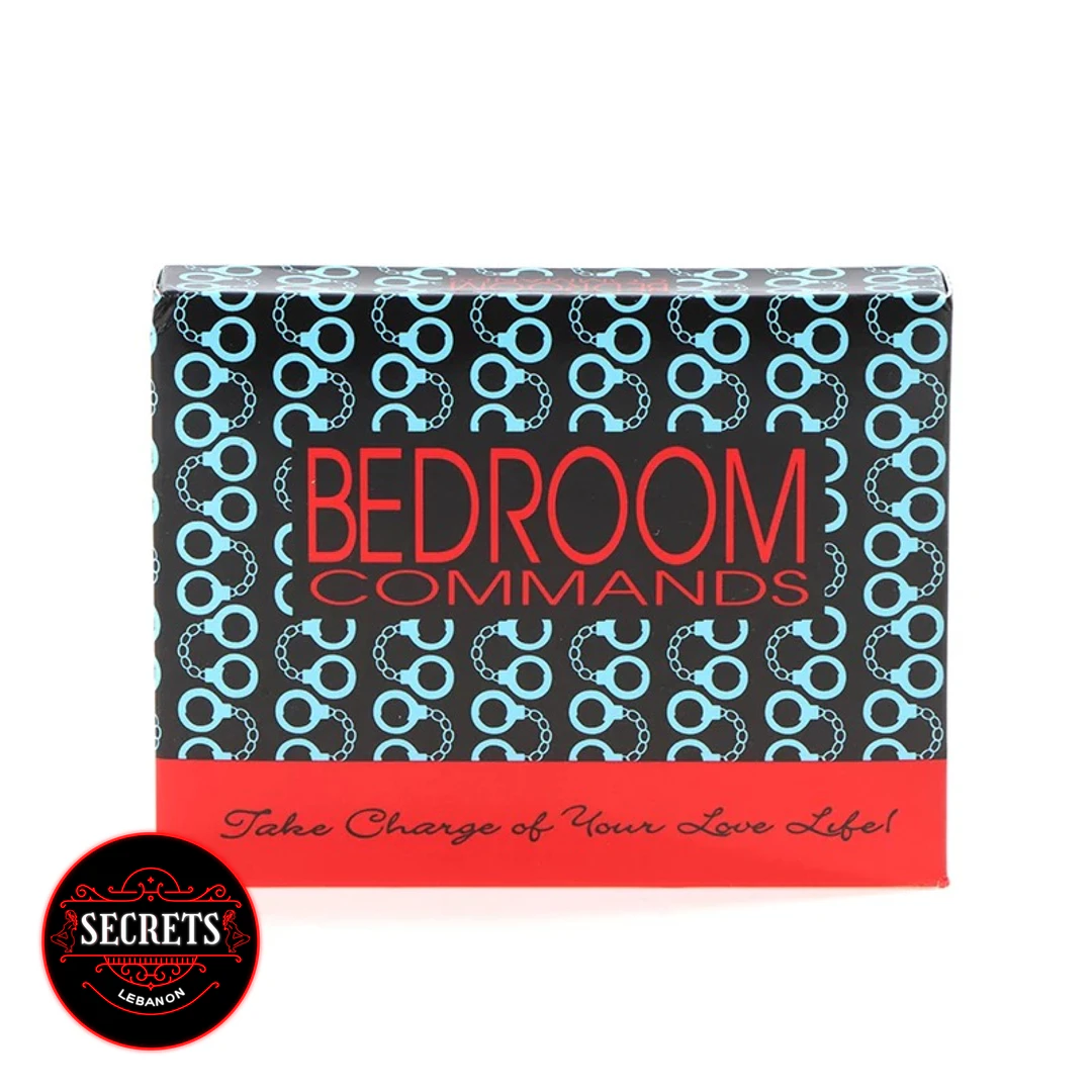 Dirty Dare Couples Command Set black box with blue handcuff pattern