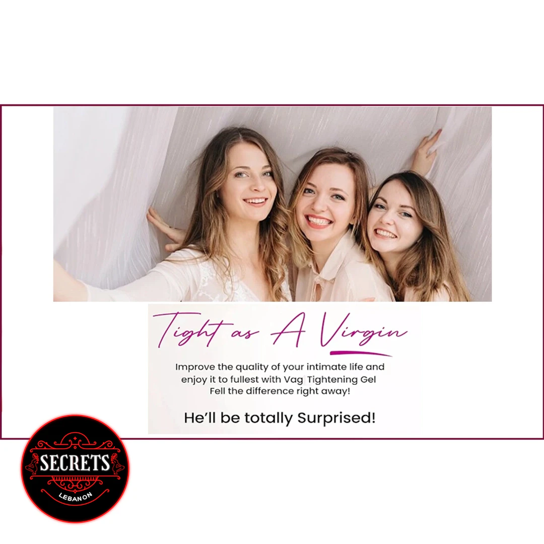 FlexiBloom Vaginal Tightening Gel promotional banner with three smiling women