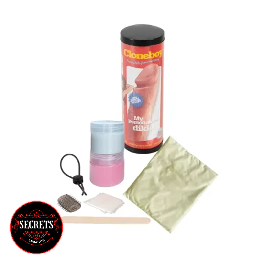 Make Your Own Dildo Kit with red canister, moulding jars, and accessories