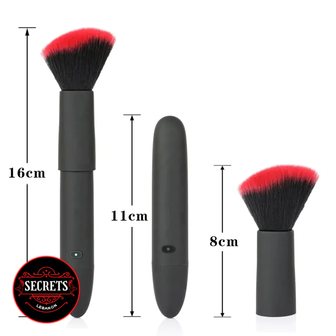 StealthBrush 10 Mode Vibrator in three sizes 8cm 11cm and 16cm